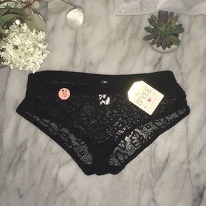 NWT Black Lace Panties